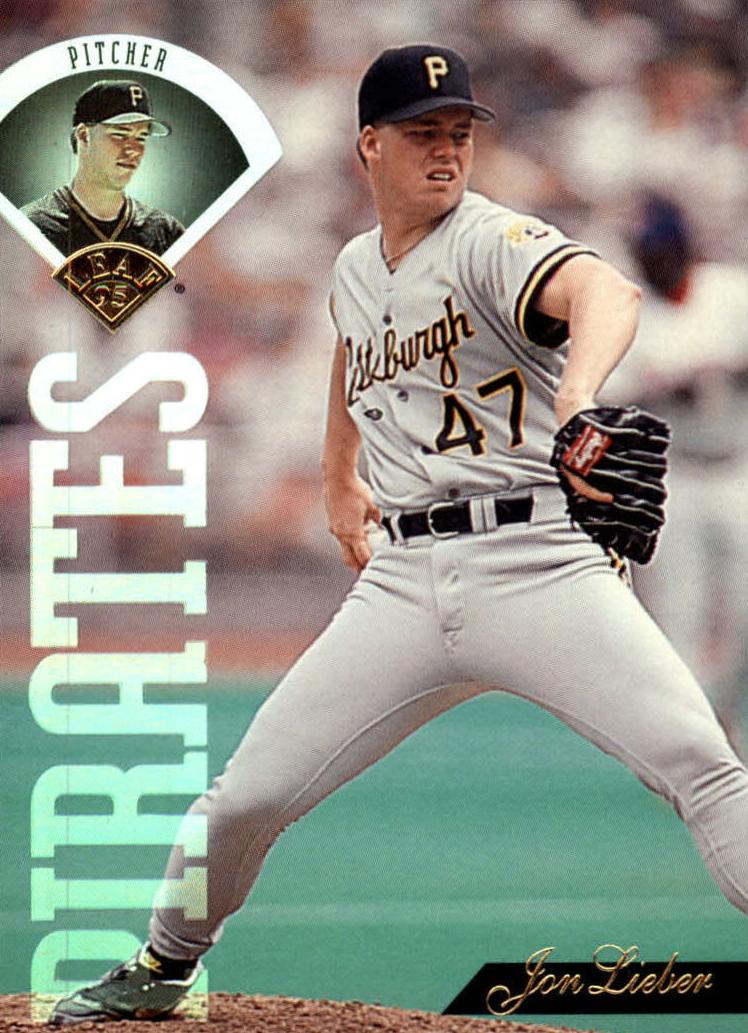 1995 Leaf Baseball Jon Lieber #38