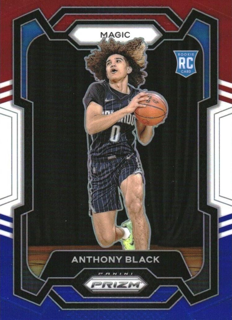 2023 Panini Prizm Basketball Red White and Blue Anthony Black #170 PSA 9