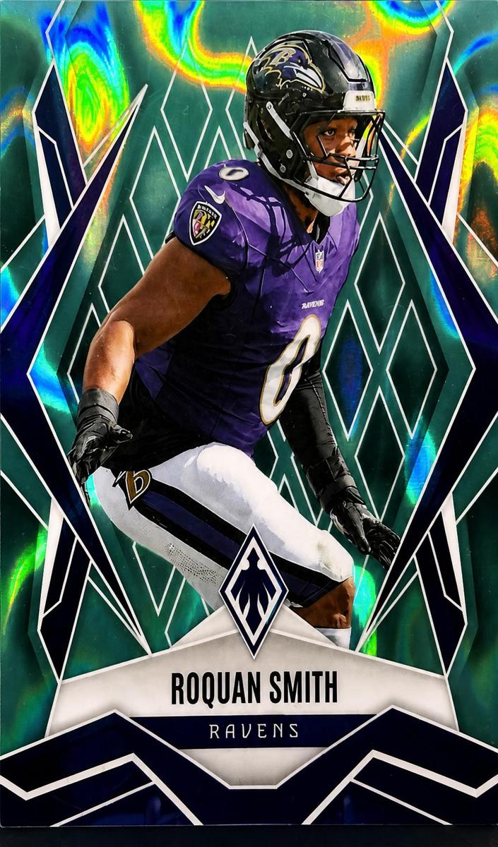 2025 Panini Phoenix Football Teal Lava Roquan Smith #96