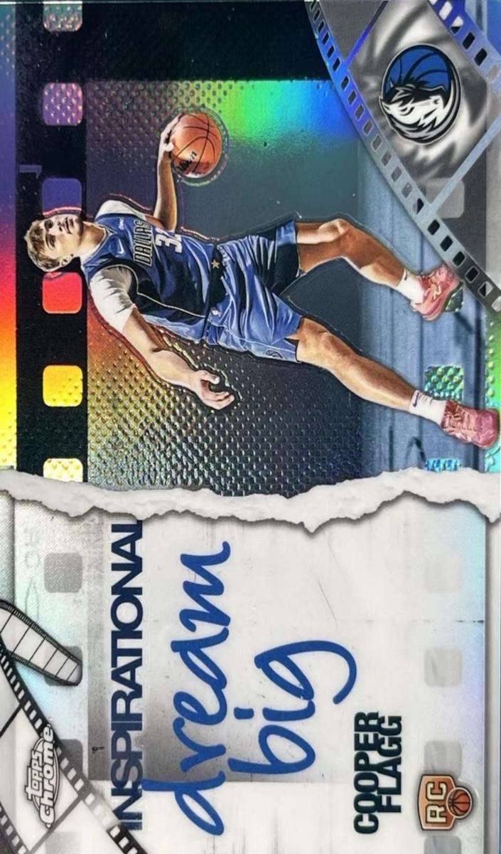 2025 Topps Chrome Basketball Refractor Cooper Flagg #IP-18 RAW Ungraded