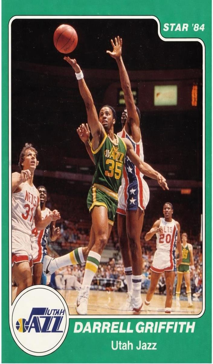 1983 Star Basketball Darrell Griffith #141 PSA 7