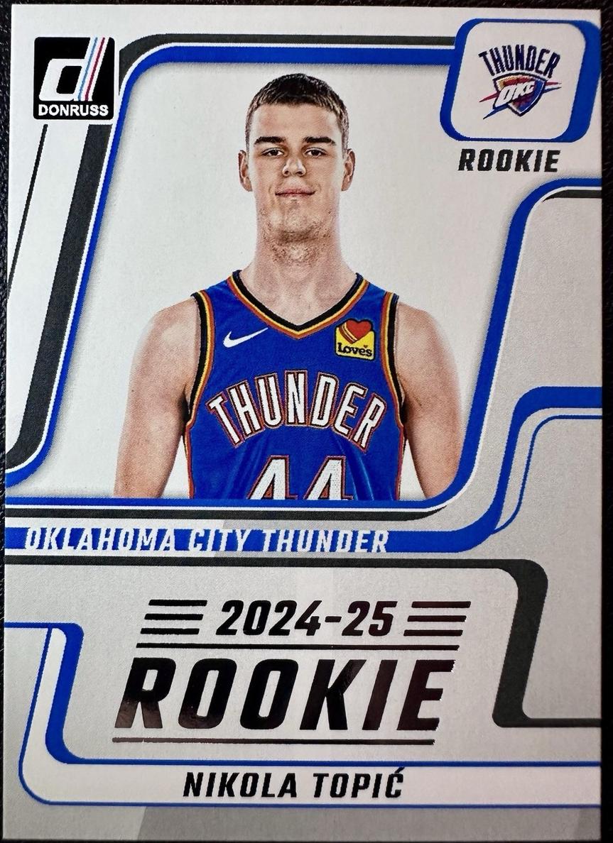 2024 Panini Donruss Basketball Nikola Topic #NDA-NTO