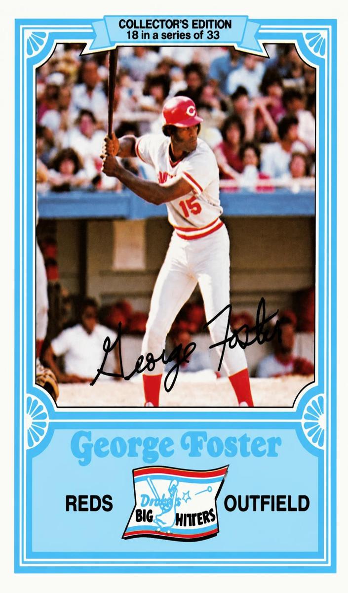1981 Topps Drake's Baseball George Foster #18 PSA 10
