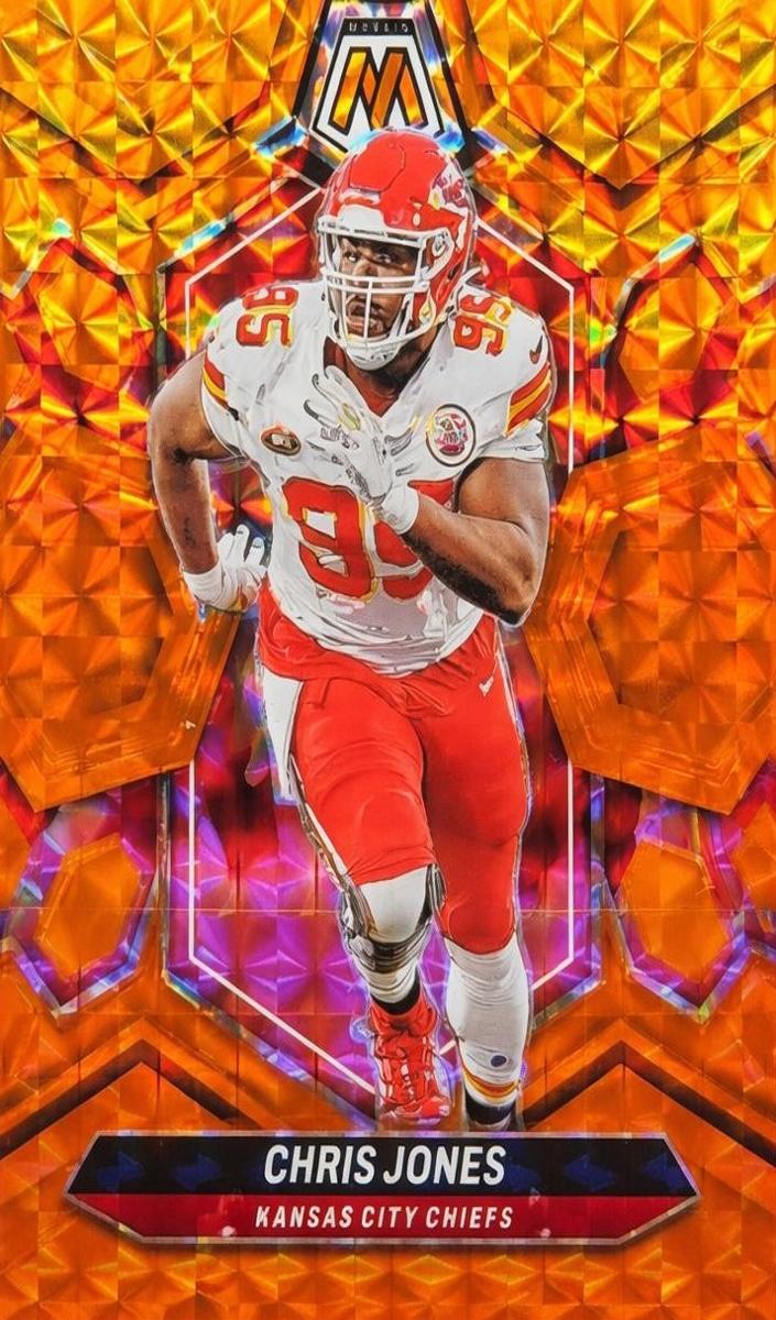 2024 Panini Mosaic Football Orange Chris Jones #112