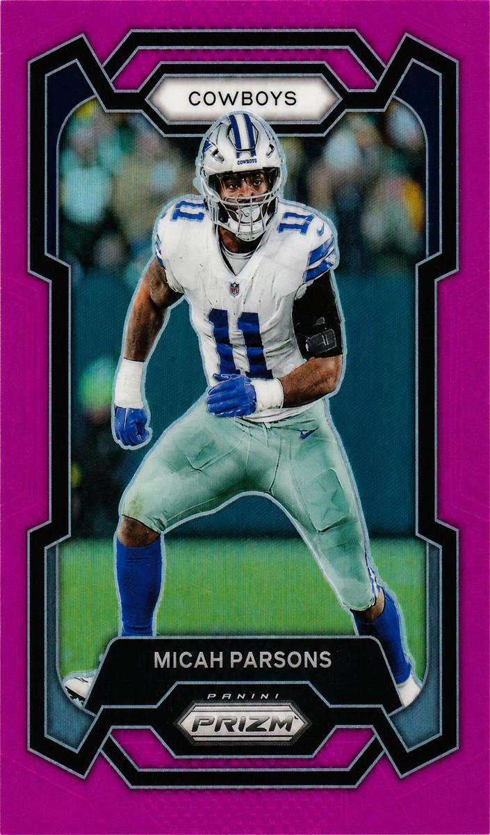 2023 Panini Prizm Football Pink Micah Parsons #78 PSA 10