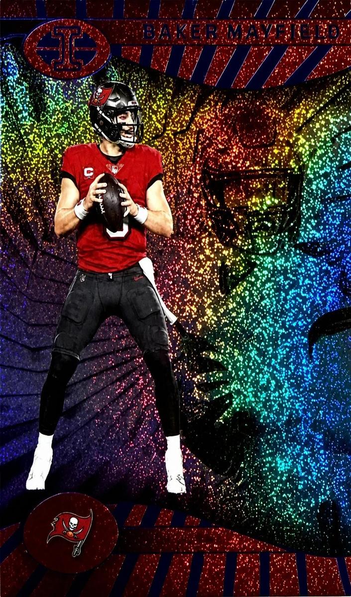 2024 Panini Illusions Football Dots Trophy Collection Baker Mayfield #84