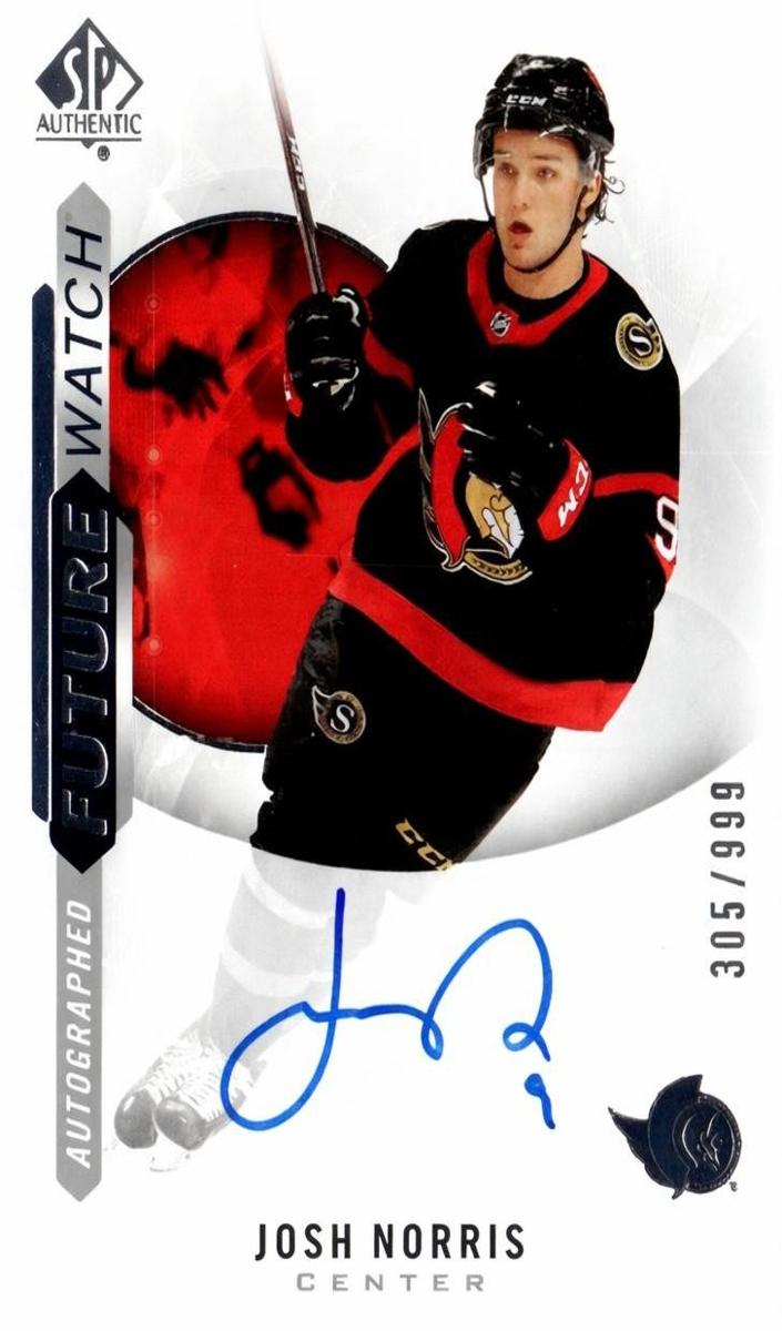 2020 SP Authentic Hockey Josh Norris #162
