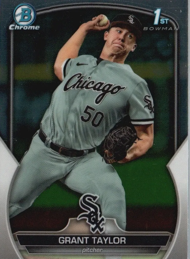2023 Bowman Draft Chrome Baseball Grant Taylor #BDC-8