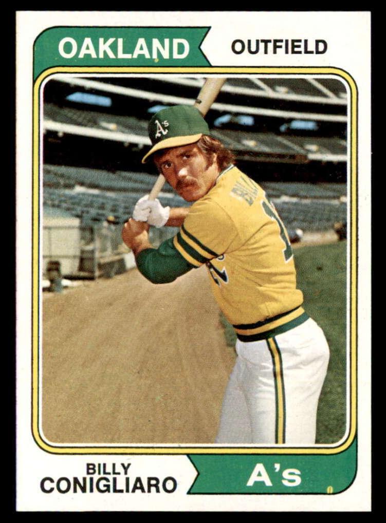 1974 Topps Baseball Billy Conigliaro #545 PSA 8