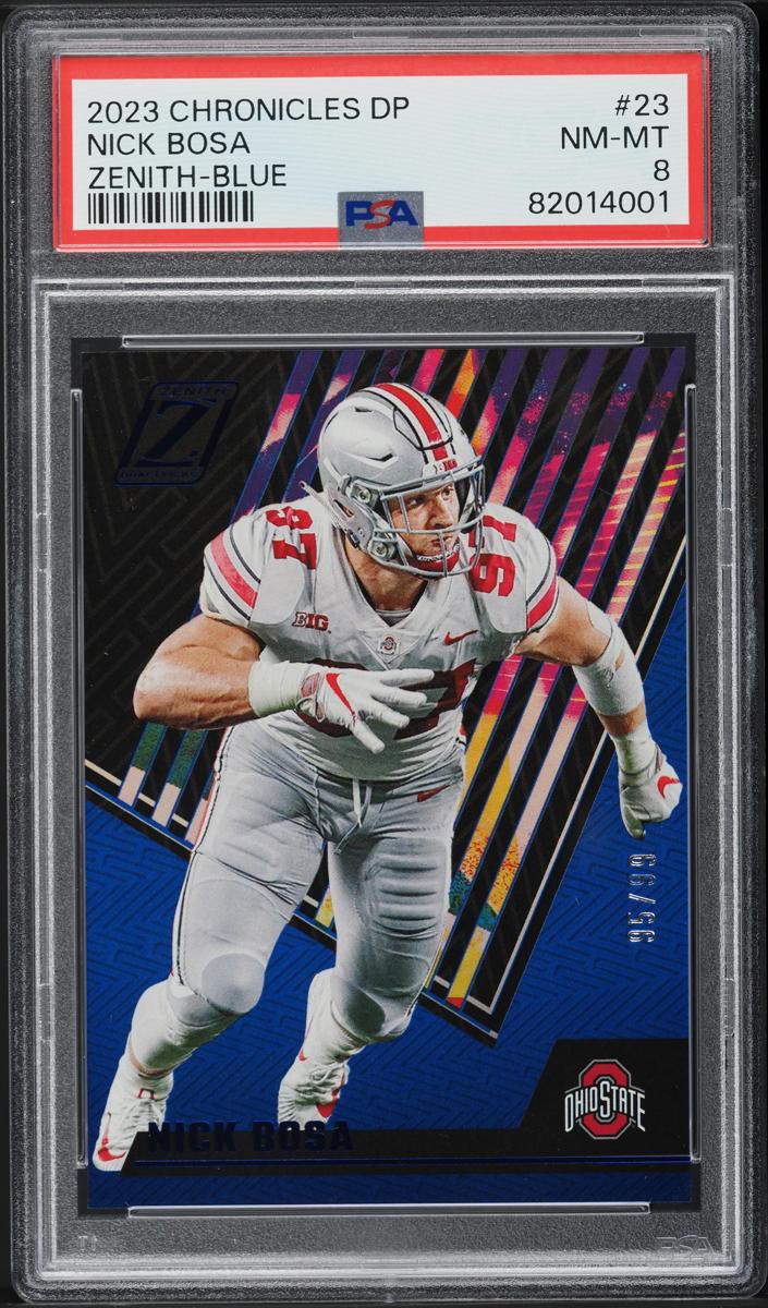 2023 Panini Chronicles Draft Picks Football Blue Nick Bosa #23