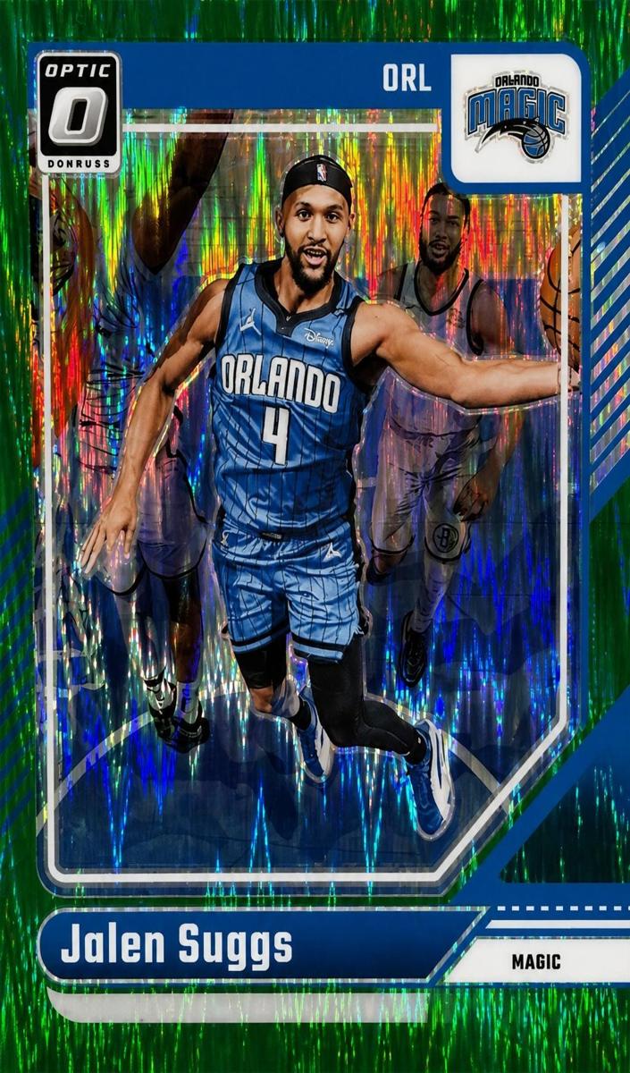 2024 Donruss Optic Basketball Green Shock Jalen Suggs #14