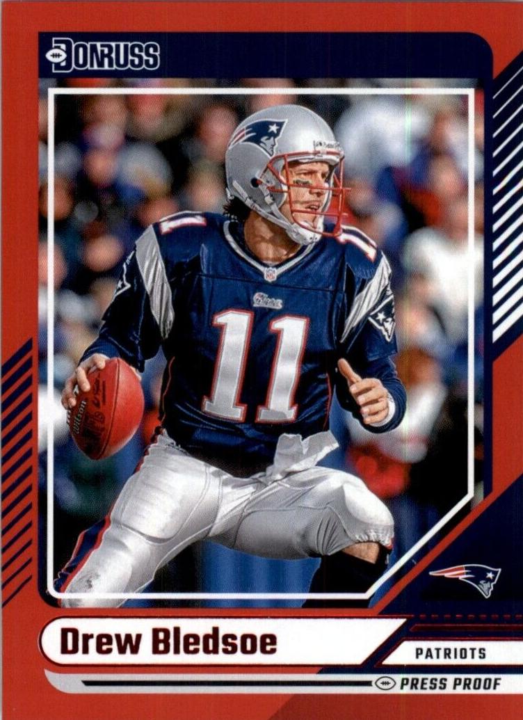 2024 Panini Donruss Football Press Proof Red Drew Bledsoe #225
