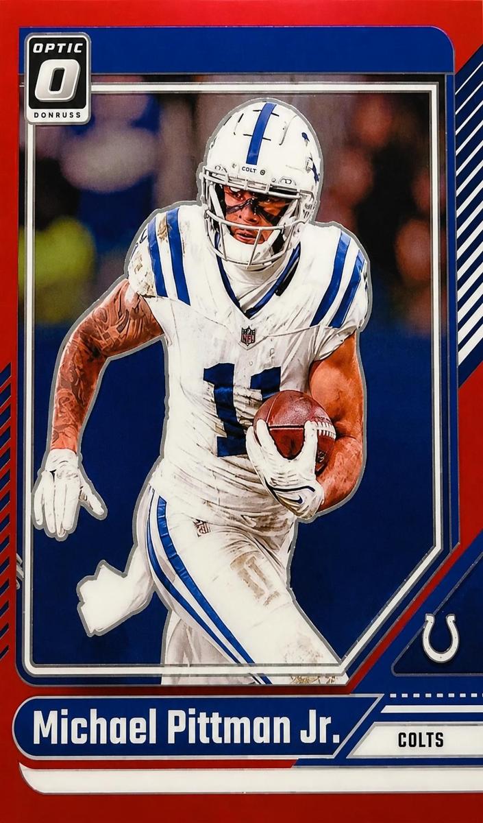 2024 Donruss Optic Football Red Stars Michael Pittman Jr. #85