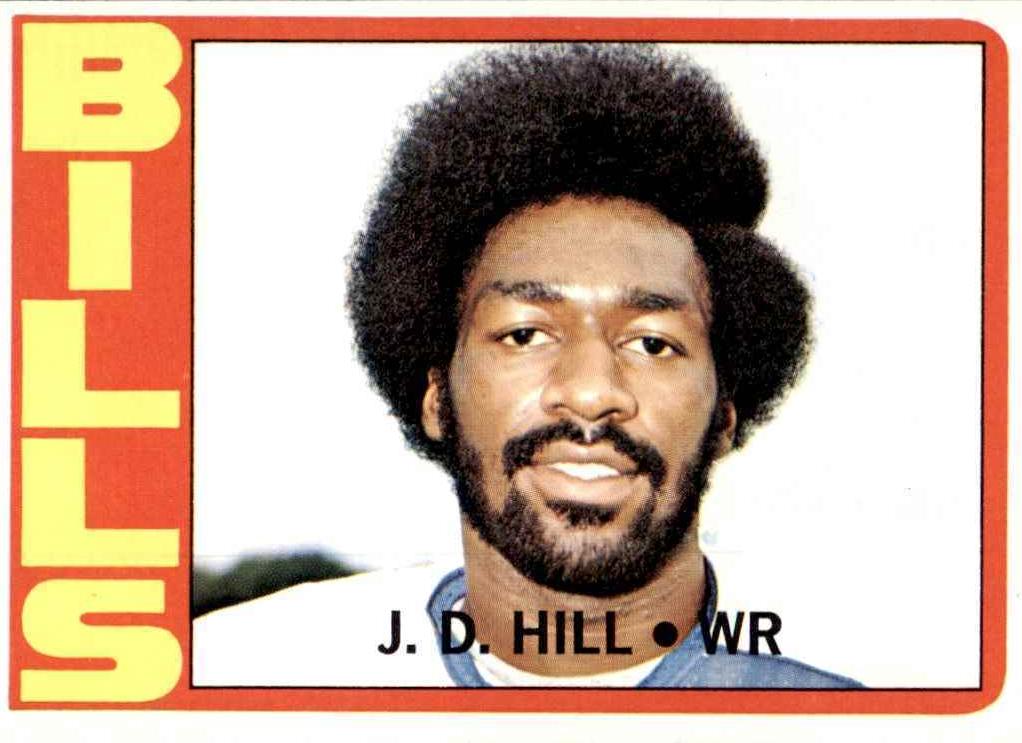 1972 Topps Football J.D. Hill #188 PSA 8