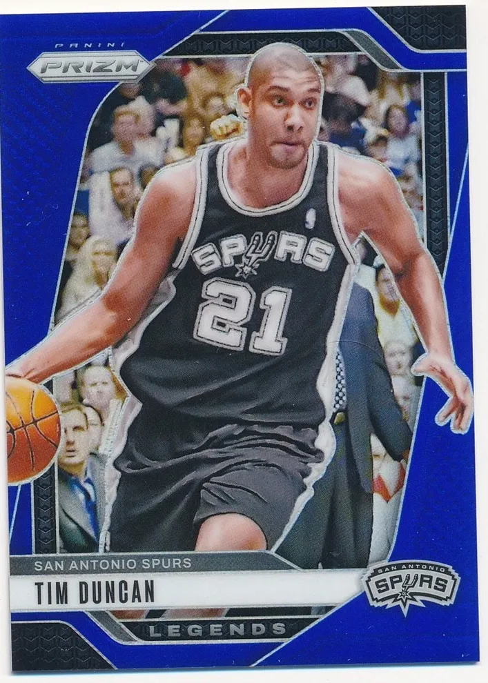 2024 Panini Prizm Basketball Blue Tim Duncan #297