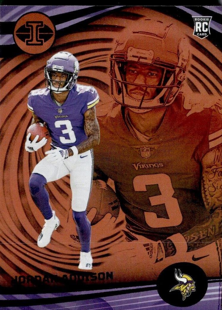 2023 Panini Illusions Football Trophy Collection Orange Jordan Addison #73