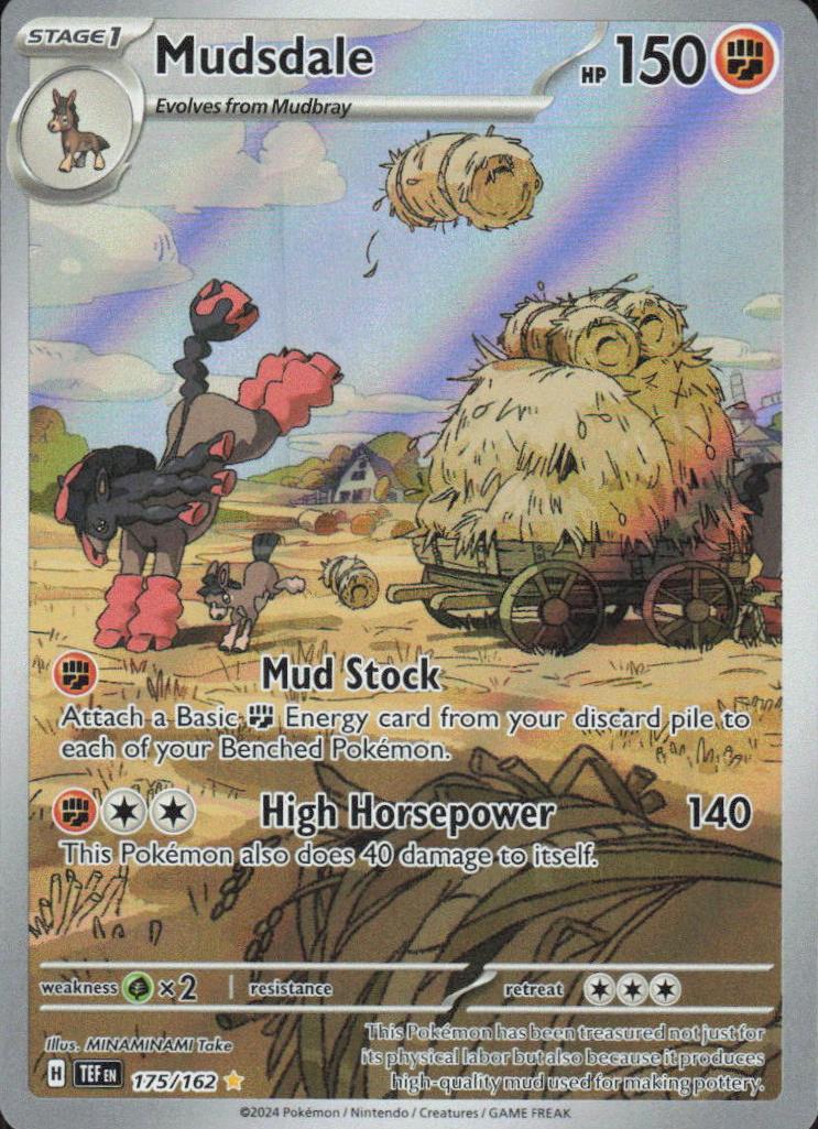 2024 Pokemon Scarlet & Violet Temporal Forces Mudsdale #175