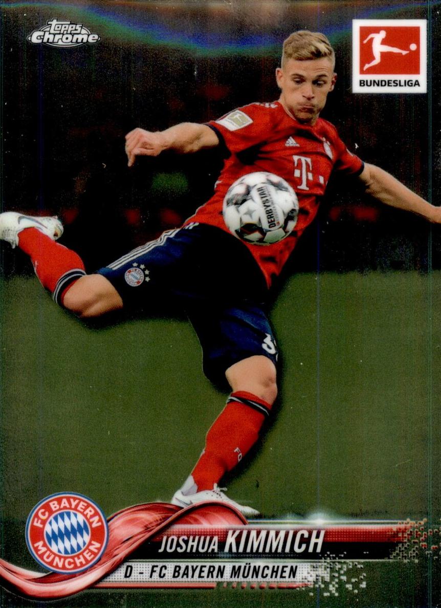 2018 Topps Chrome Bundesliga Soccer Joshua Kimmich #52 PSA 10