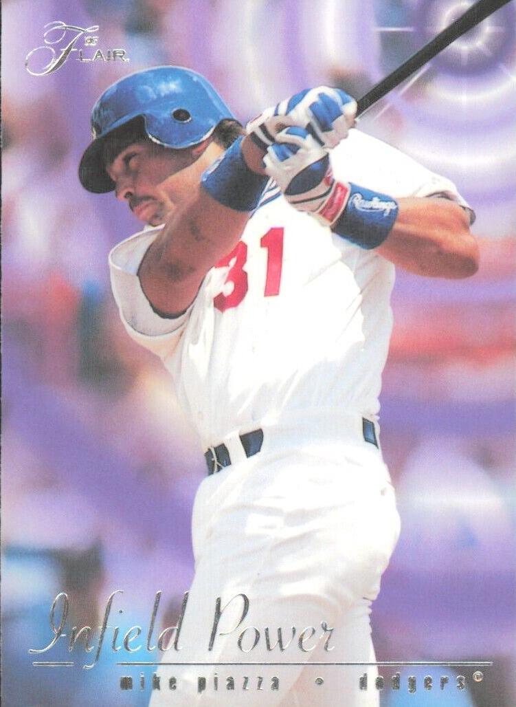 1995 Flair Baseball Mike Piazza #7 PSA 9