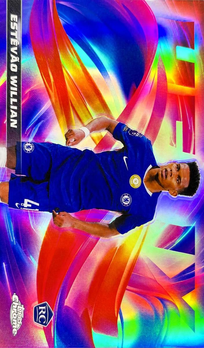 2026 Topps Chrome Premier League Soccer Estevao Willian #HX-9