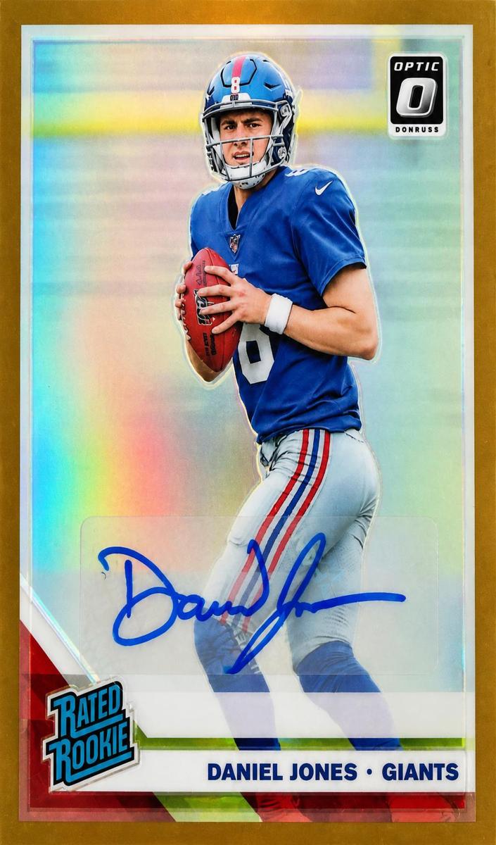 2019 Donruss Optic Football Bronze Daniel Jones #154 PSA 9