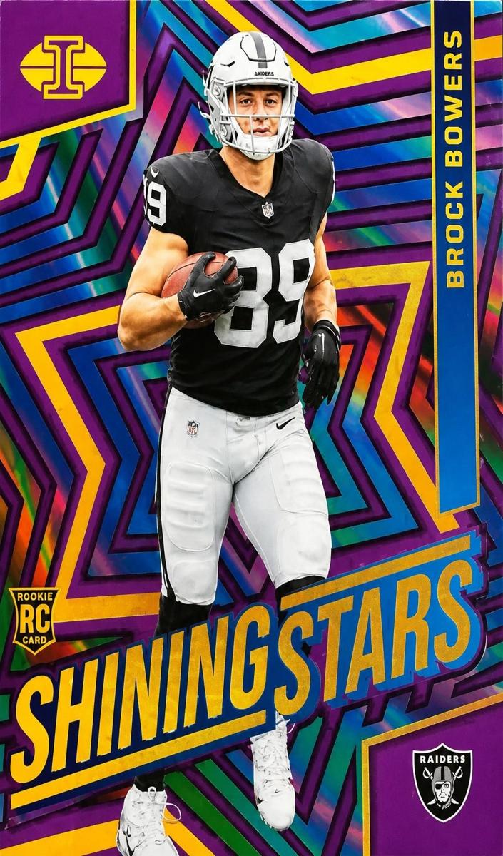 2024 Panini Illusions Football Purple Brock Bowers #7