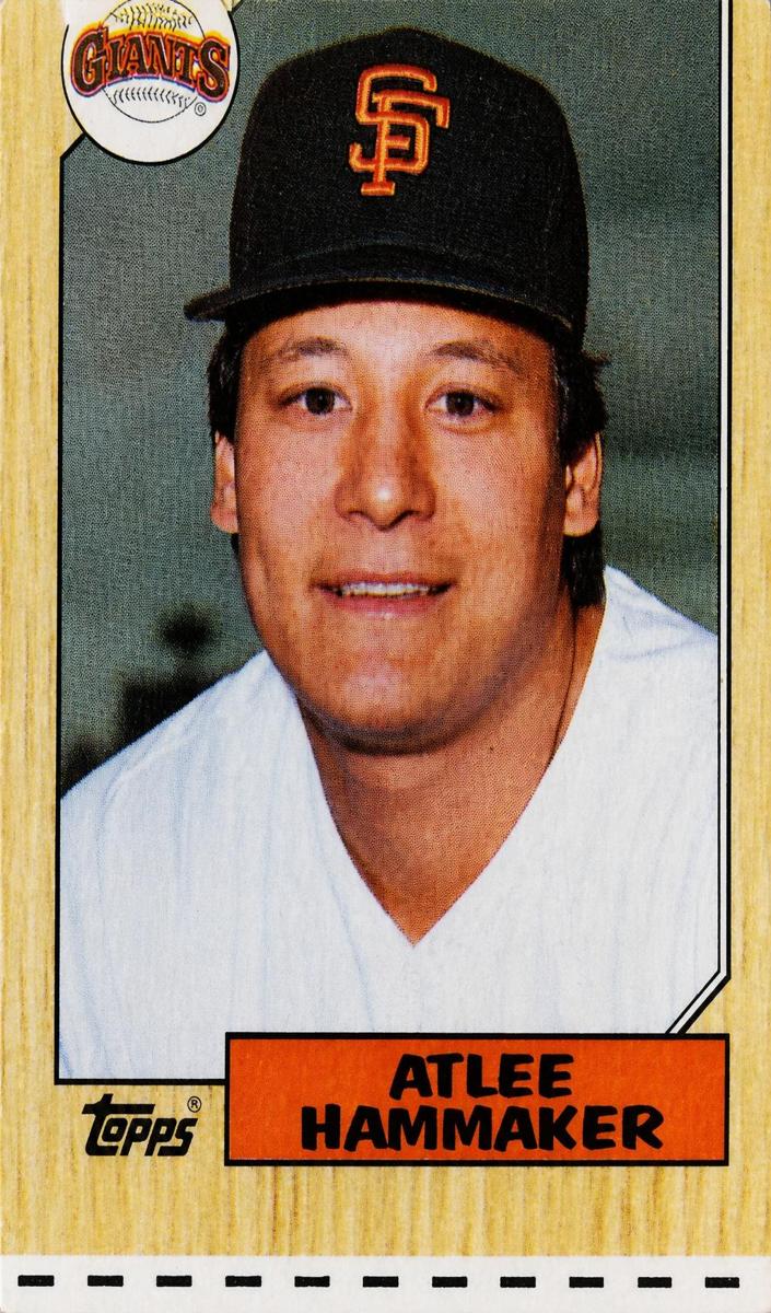 1987 Topps Baseball Atlee Hammaker #781 PSA 10