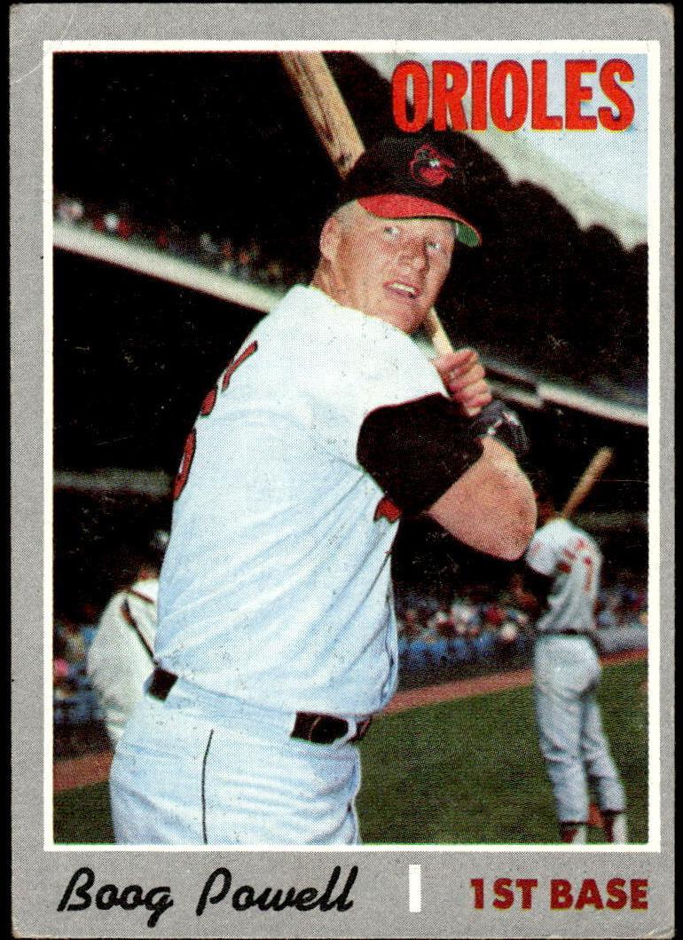 1970 Topps Baseball Boog Powell #410