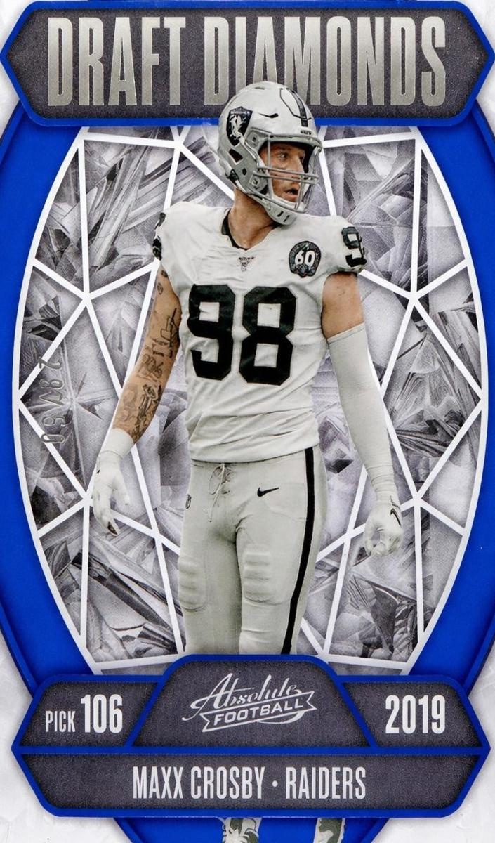 2025 Panini Absolute Football Spectrum Blue Maxx Crosby #10