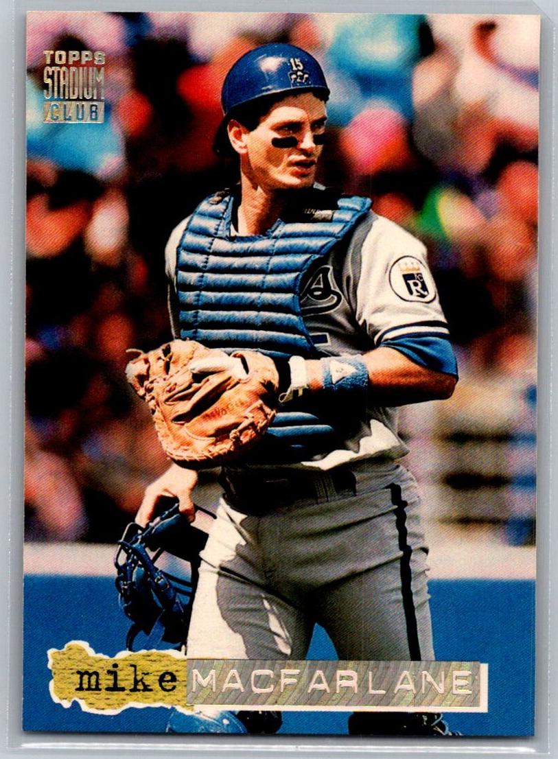 1994 Topps Stadium Club Baseball Golden Rainbow Mike Macfarlane #250