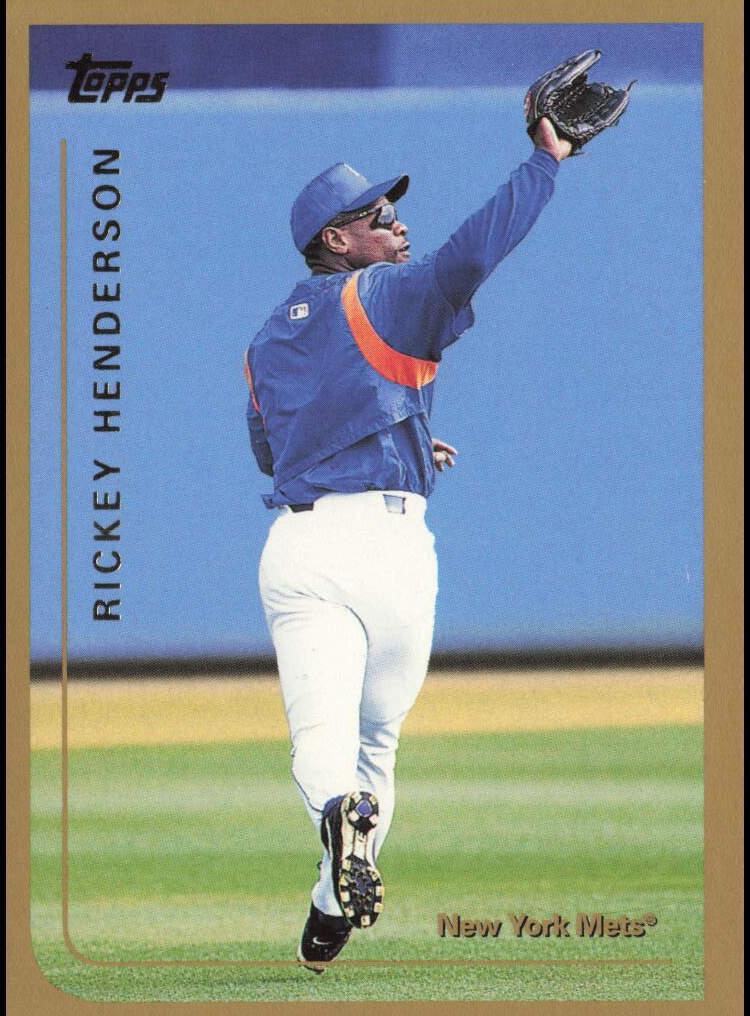 1999 Topps Baseball Rickey Henderson #277 PSA 10