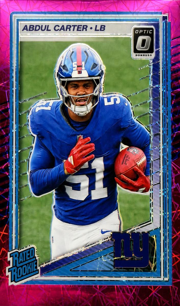 2025 Panini Donruss Football Press Proof Silver Die-Cut Abdul Carter #315