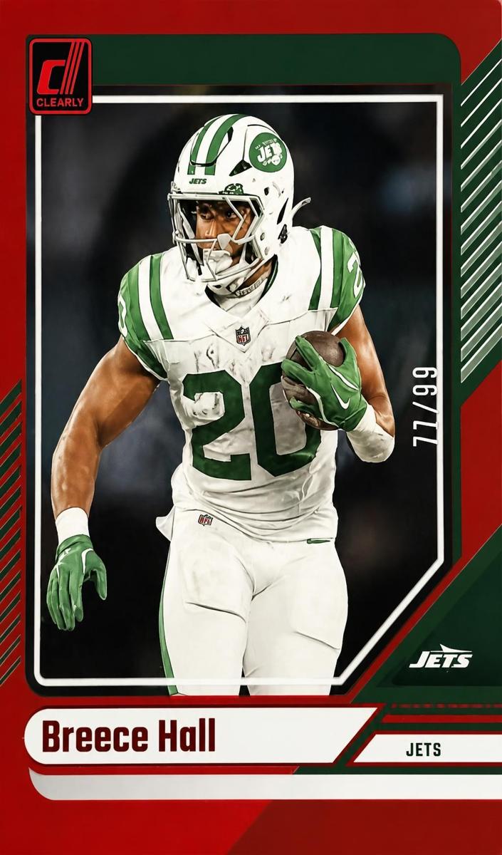 2024 Panini Clearly Donruss Football Red Breece Hall #41
