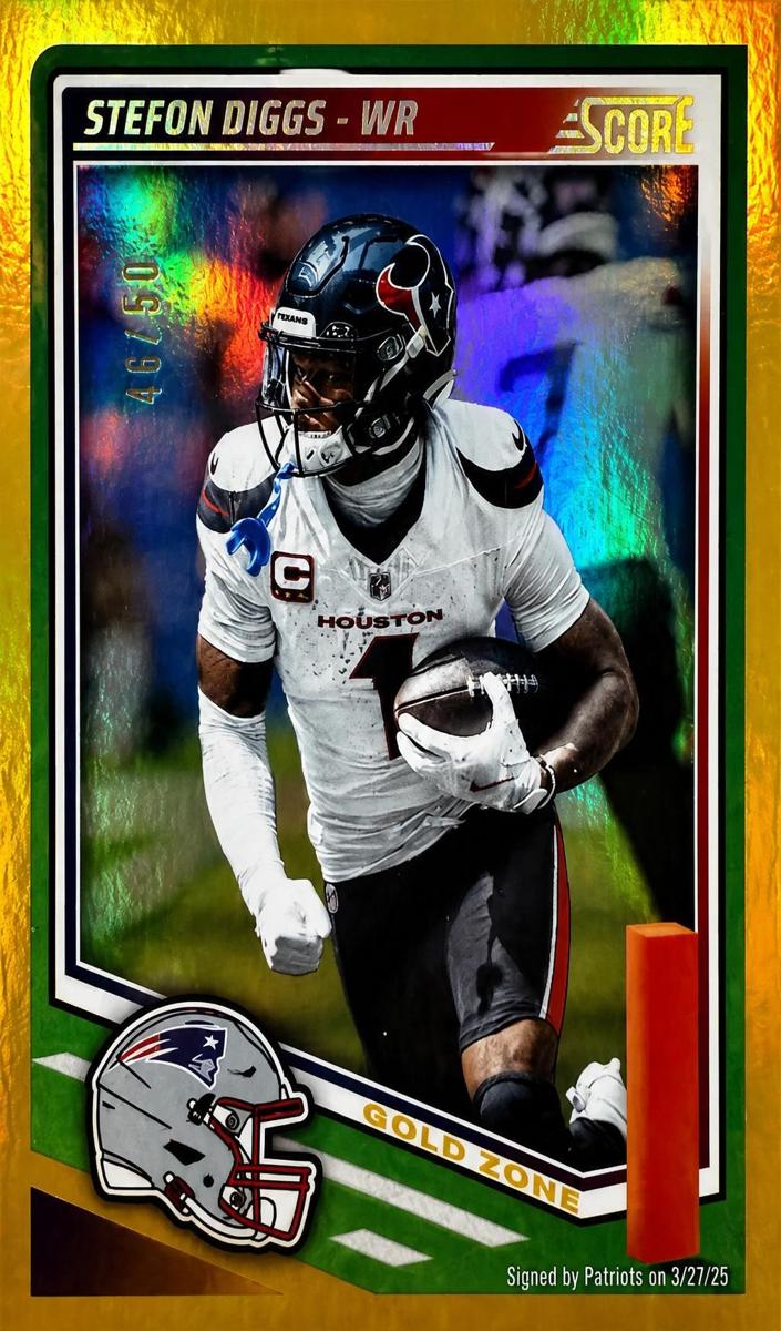 2025 Panini Score Football Gold Zone Stefon Diggs #71