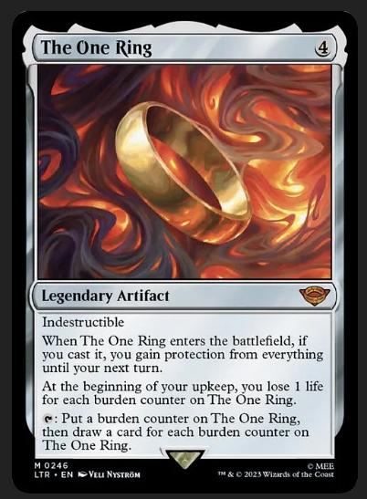 2023 Magic The Gathering Lord of Rings: Tales of Middle-earth The One Ring #246 PSA 10