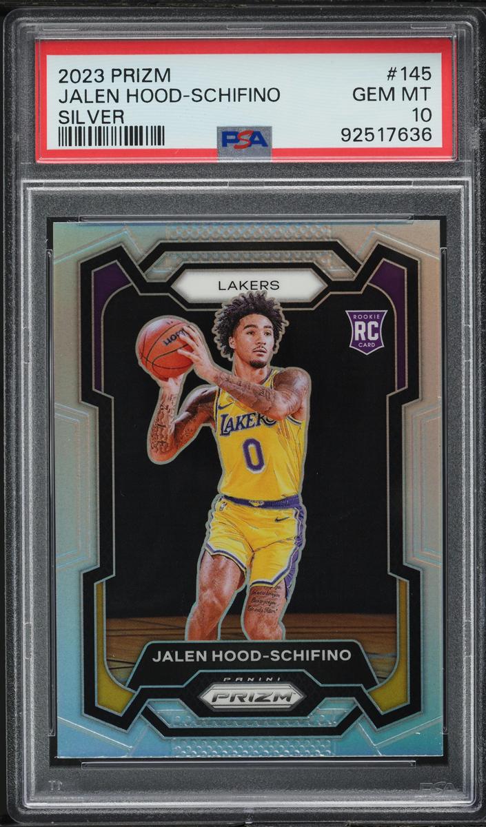 2023 Panini Prizm Basketball Silver Jalen Hood-Schifino #145 PSA 9
