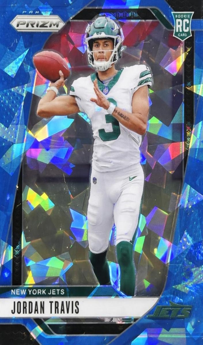 2024 Panini Prizm Football Blue Ice Jordan Travis #359