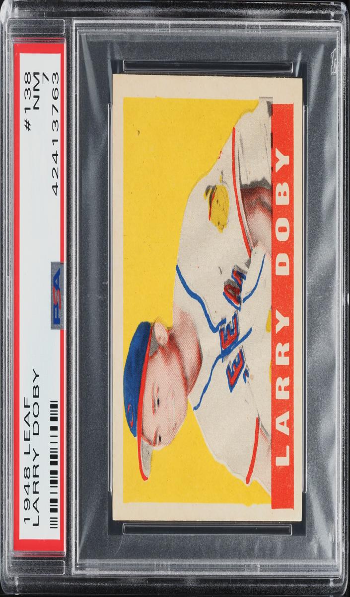 1948 Leaf Baseball Larry Doby #138 PSA 5.5