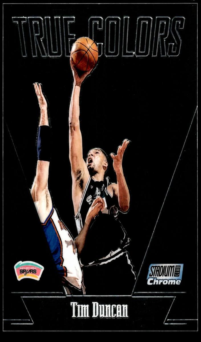 1999 Topps Stadium Club Chrome Basketball Tim Duncan #TC10 PSA 9