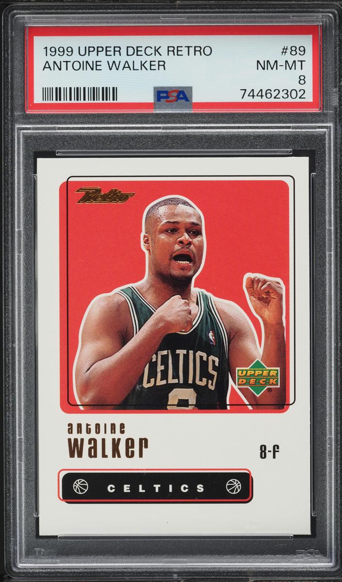 1999 Upper Deck Retro Basketball Antoine Walker #89 PSA 8