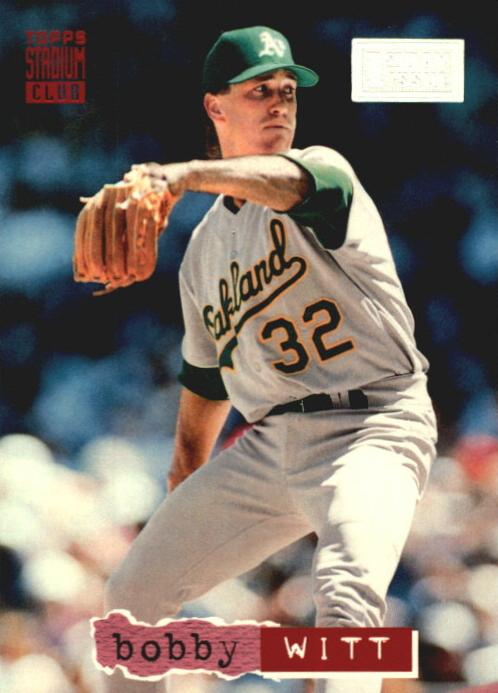 1994 Topps Stadium Club Baseball First Day Issue Bobby Witt #91