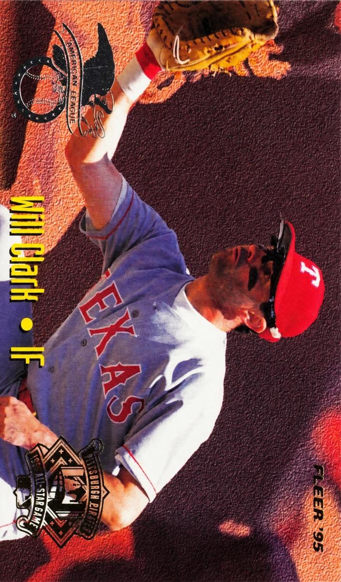 1995 Fleer Baseball Will Clark #12