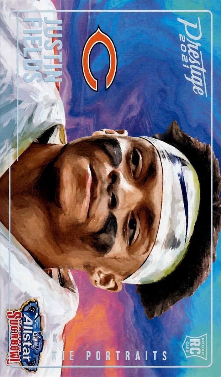 2021 Panini Prestige Football Justin Fields #RP-4 CGC 10
