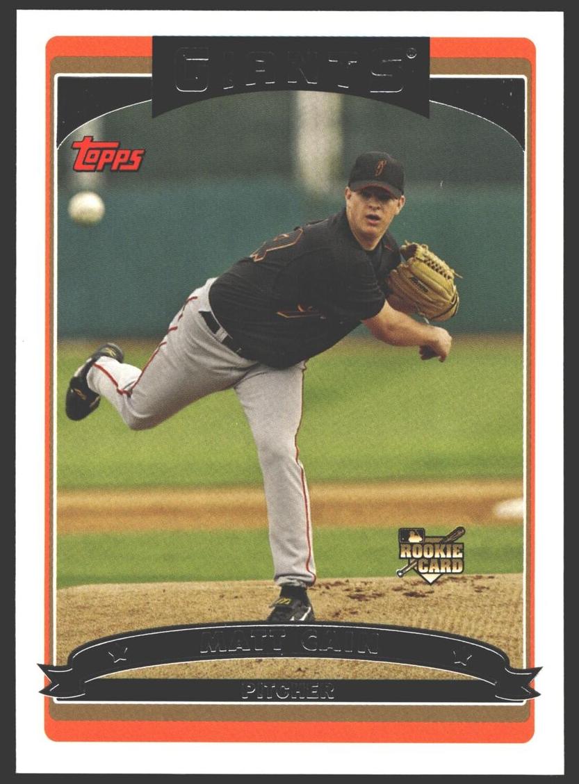 2006 Topps Baseball Matt Cain #636 PSA 10