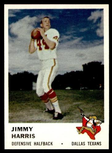 1961 Fleer Football Jimmy Harris #207