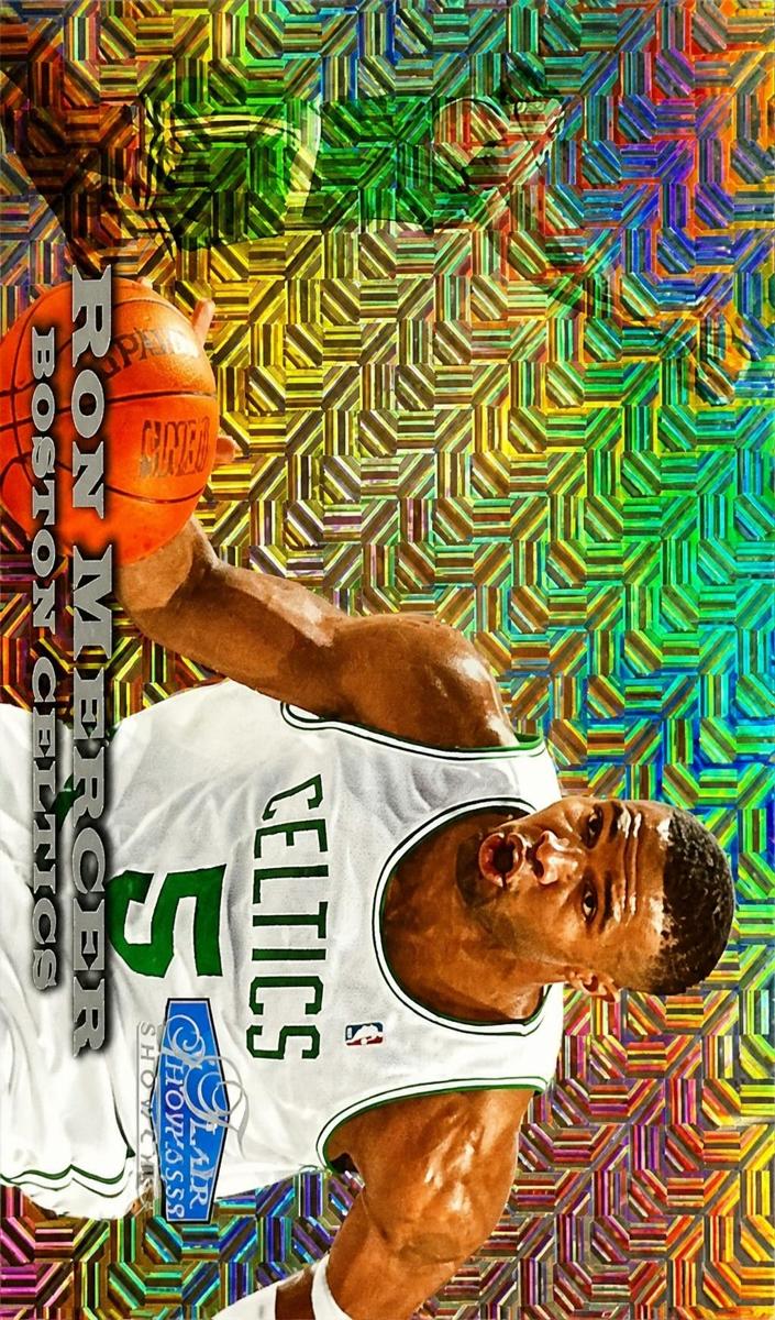 1997 Flair Showcase Basketball Row 0 Ron Mercer #14 PSA 8