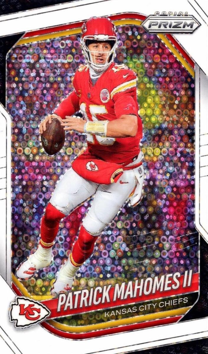 2025 Panini Prizm Football White Disco Patrick Mahomes II #26 RAW Ungraded