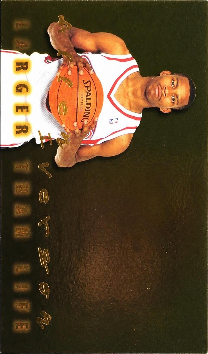 1996 Skybox Premium Basketball Allen Iverson #B6
