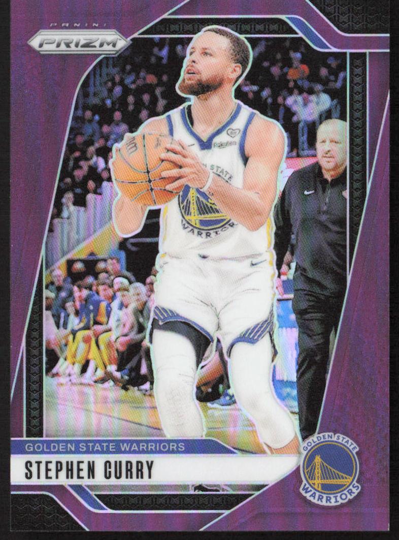 2024 Panini Prizm Basketball Purple Stephen Curry #134