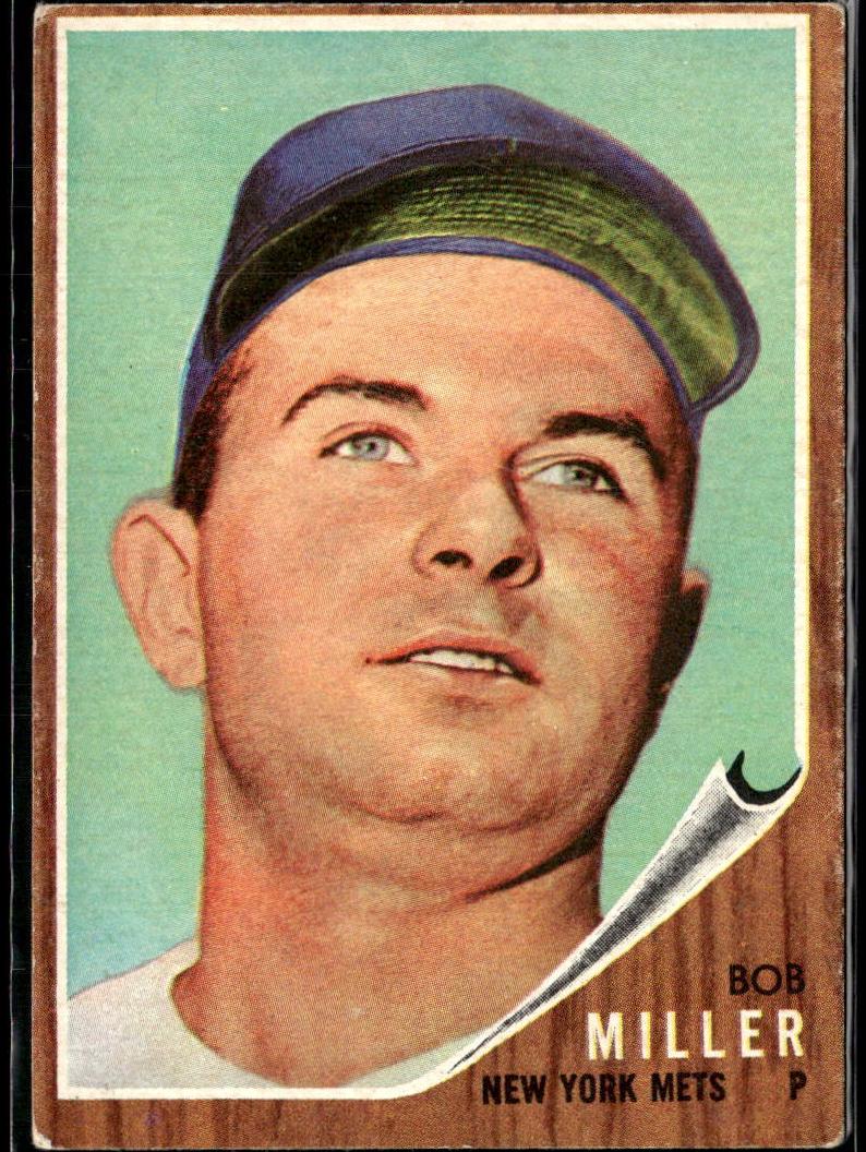 1962 Topps Baseball Bob Miller #572